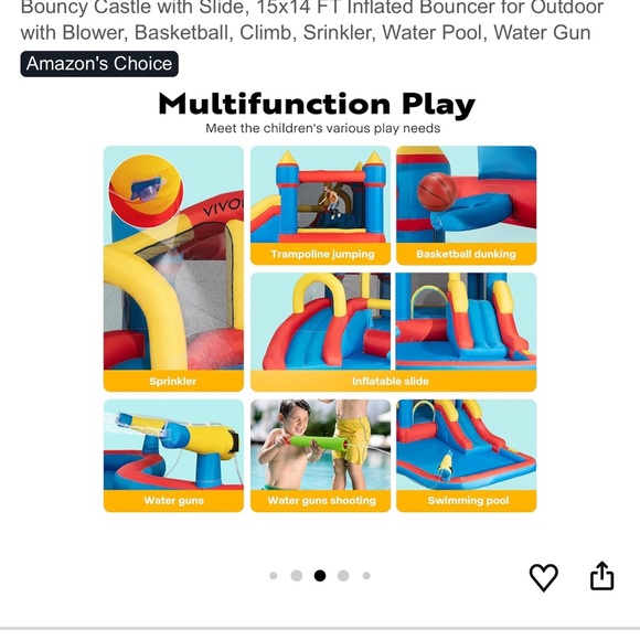 Colorful Inflatable Bounce House - Picture 5 of 6